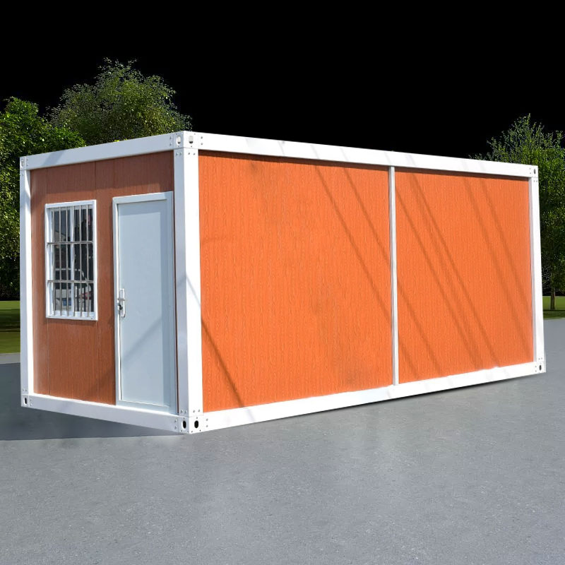 Containerhaus aus Steinwolleplatten